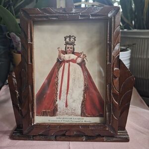 Mexico Wood Frame with Religious Artwork